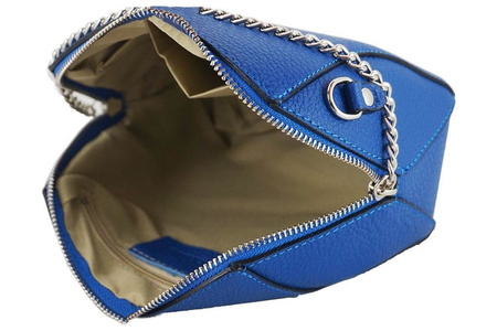 Torebka listonoszka na łańcuszku - Czarna