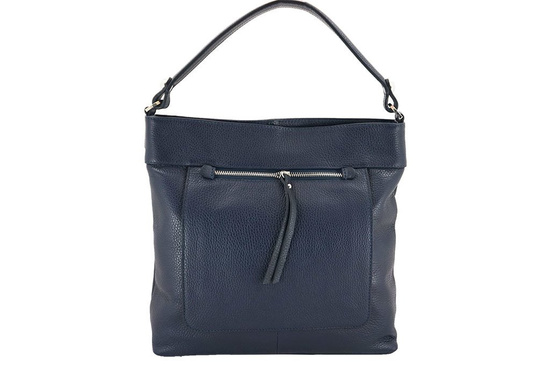 Torebka skórzana damska - Barberini's - Czerwona 