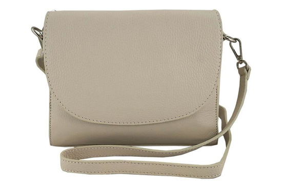 Torebka listonoszka damska  - Różowa pudrowa 