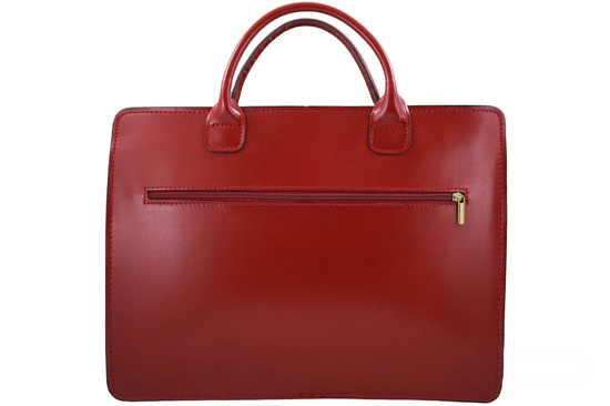 Damska teczka aktówka A4 - Czerwona 