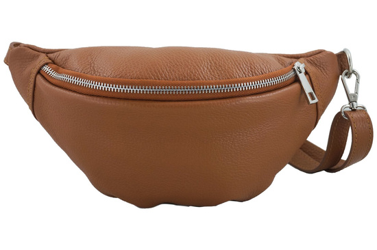 Torebka damska saszetka/nerka Casual Beżowa jasna