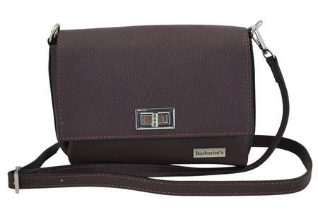 Wizytowa torebka damska Barberinis - Brązowa ciemna
