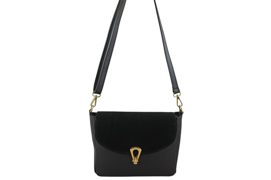 Torebka Barberinis ze złotym zapięciem - Czarna 