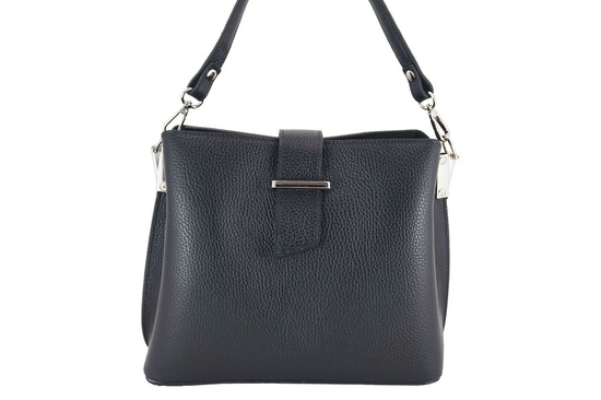 Modny kuferek skórzany - Brązowy jasny 