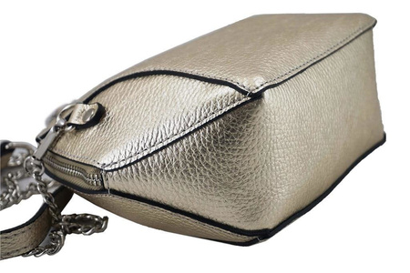 Torebka wizytowa metalizowana - Złota