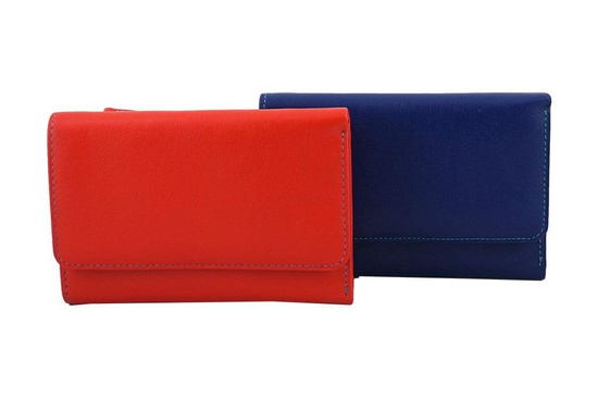 Barberini's klasyczny portfel damski - Granatowy 