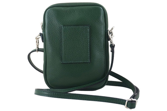 Skórzane etui na telefon - Zielone ciemne