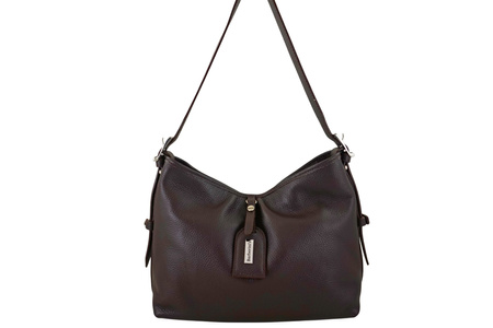 Codzienna torebka damska na ramię - Brązowa ciemna