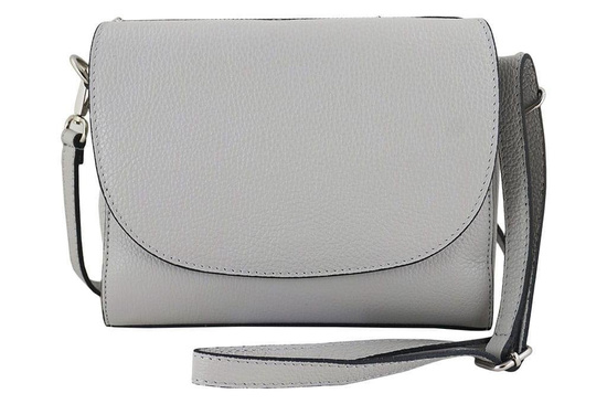 Torebka listonoszka damska  - Różowa pudrowa 