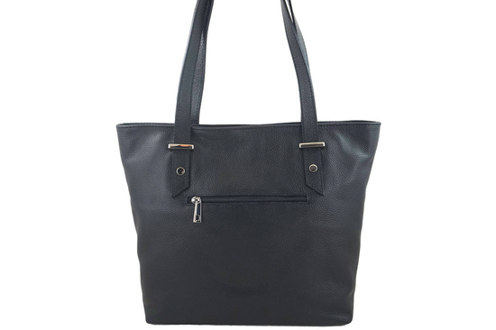 Shopper bag - duża torebka miejska - Czarna
