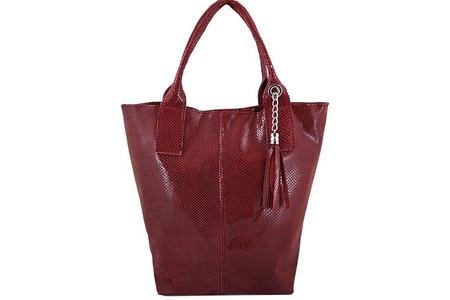 Torebki worki zamszowe - Barberini's - Granatowy