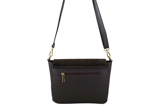 Torebka Barberinis ze złotym zapięciem - Brązowa ciemna 