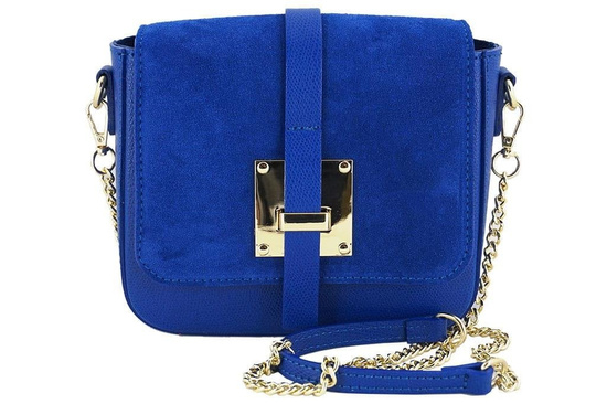 Wizytowa listonoszka na ramię - Barberini's - Szara jasna 