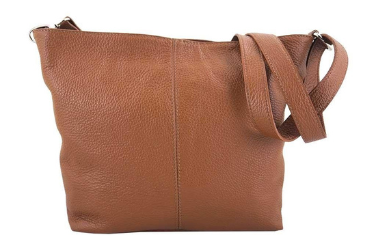 Listonoszki damskie skórzane - Szare jasne