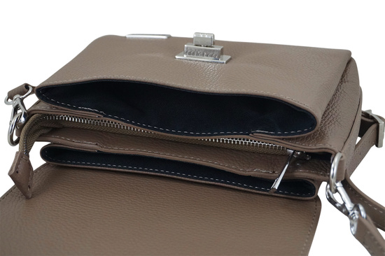 Wizytowa torebka damska Barberinis - Beżowa ciemna