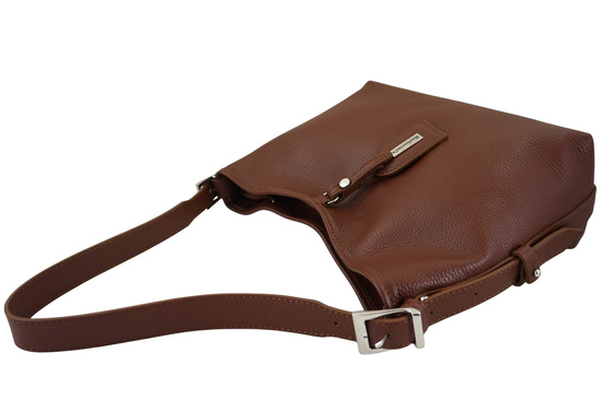 Codzienna torebka damska na ramię - Brązowa 