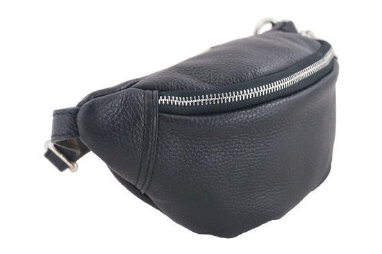 Torebka damska saszetka nerka Casual Szara ciemna