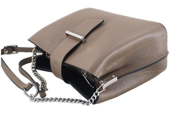 Torebka wizytowa na ramię Barberinis Beżowa ciemna