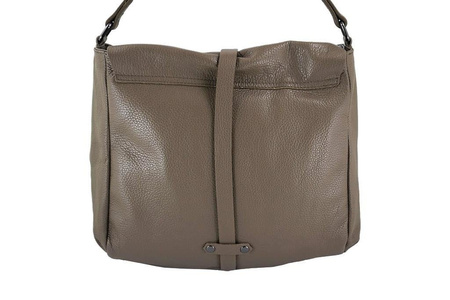 Torebki skórzane - worki Barberini's - Szara jasna