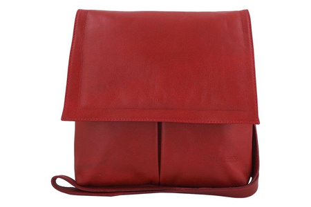 Torebki skórzane listonoszki - Barberini's - Czarny