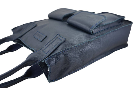 Torba shopper bag do pracy - Granatowa