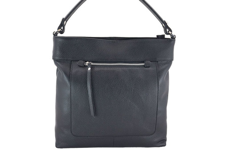 Torebka skórzana damska - Barberini's - Brązowa jasna