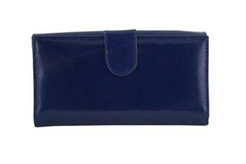 Damski portfel skórzany - Barberini's - Granatowy