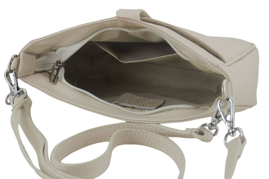 Torebki listonoszki na ramię - Beżowe jasne 