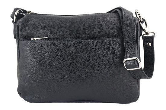 Torebka ze skóry naturalnej - listonoszka - Brązowa jasna 