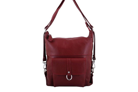 Torebki - plecaki/worki skórzane - Barberini's - Szary