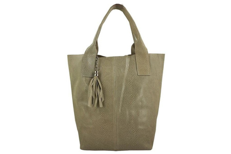 Torebki worki zamszowe - Barberini's - Granatowy