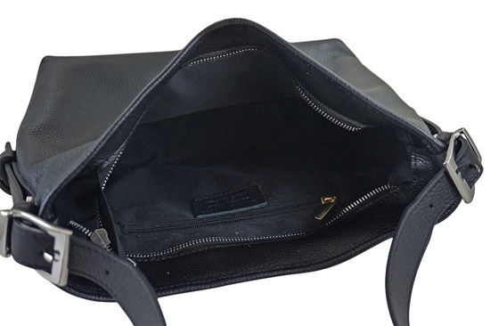 Codzienna torebka damska na ramię - Czarna 