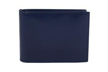 Portfel skórzany męski - Barberini's - Granatowy