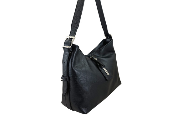 Codzienna torebka damska na ramię - Czarna 