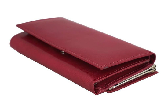 Portfel damski skórzany - Barberini's - Szary 