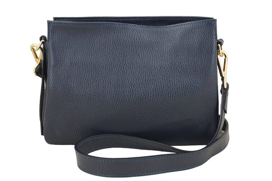 Funkcjonalna torebka damska na ramię - Granatowa 