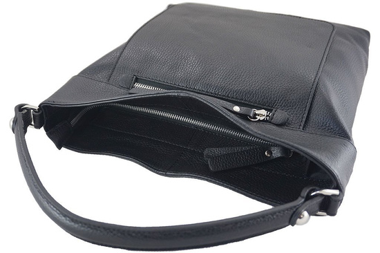 Torebka skórzana damska - Barberini's - Czerwona 