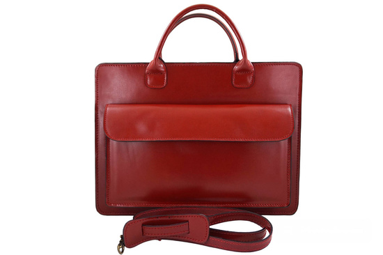 Damska teczka aktówka A4 - Czerwona 