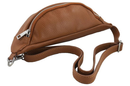 Torebka damska saszetka nerka Casual Szara ciemna