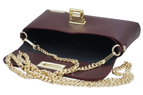 Elegancka torebka wieczorowa Barberinis - Bordowa 