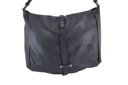 Torebki skórzane - worki Barberini's - Szara jasna