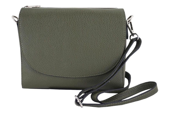 Torebka listonoszka damska - Żółta ciemna 