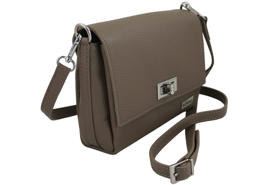 Wizytowa torebka damska Barberinis - Beżowa ciemna