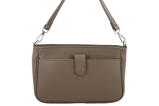 Torebki listonoszki na ramię - Beżowe ciemne 