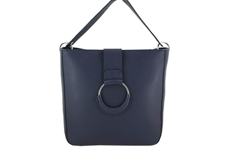 Torebki skórzane damskie - Barberini's - Beżowa ciemna