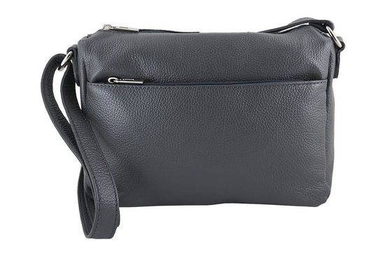 Torebka ze skóry naturalnej - listonoszka - Brązowa jasna 