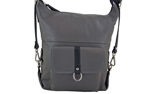 Torebki - plecaki/worki skórzane - Barberini's - Czerwony