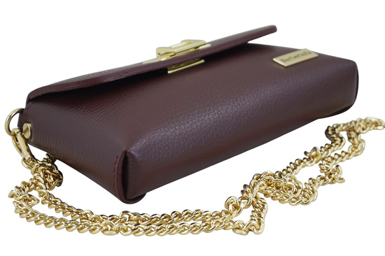 Elegancka torebka wieczorowa Barberinis - Bordowa 