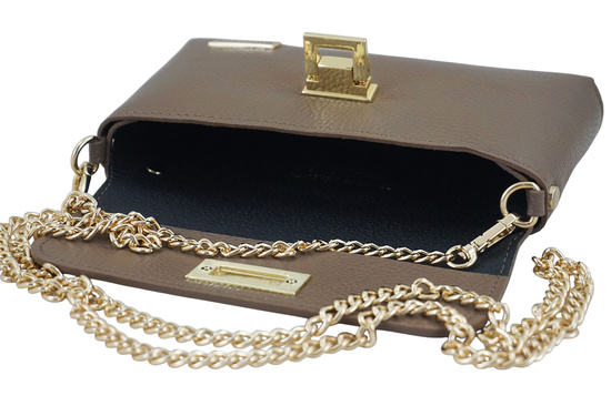 Elegancka torebka wieczorowa Barberinis - Beżowa ciemna 