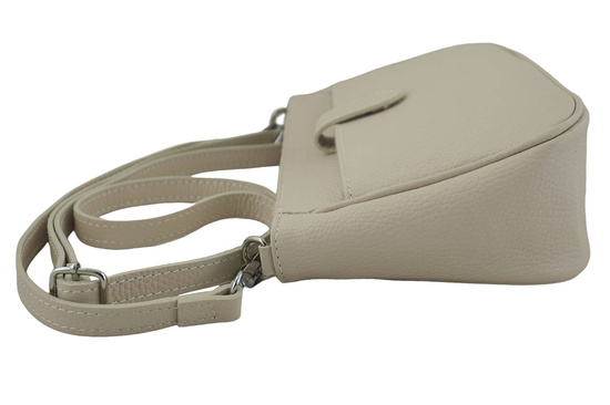 Torebki listonoszki na ramię - Beżowe jasne 